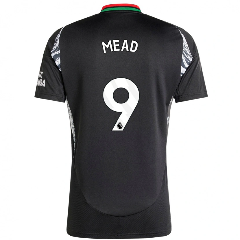 Danxen Barn Beth Mead #9 Svart Bortatröja Matchtröjor 2024/25 Tröjor T-Tröja