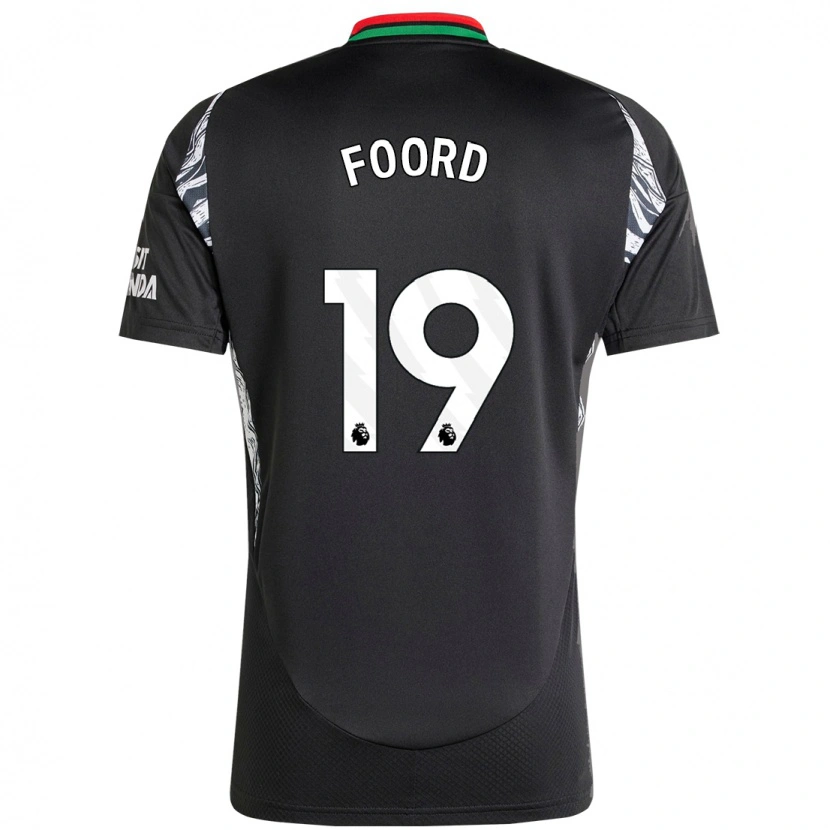 Danxen Barn Caitlin Foord #19 Svart Bortatröja Matchtröjor 2024/25 Tröjor T-Tröja