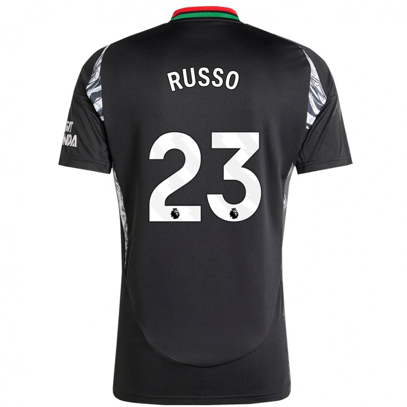 Danxen Barn Alessia Russo #23 Svart Bortatröja Matchtröjor 2024/25 Tröjor T-Tröja
