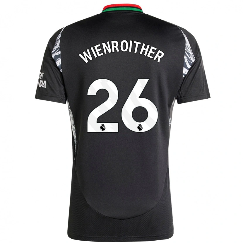 Danxen Barn Laura Wienroither #26 Svart Bortatröja Matchtröjor 2024/25 Tröjor T-Tröja