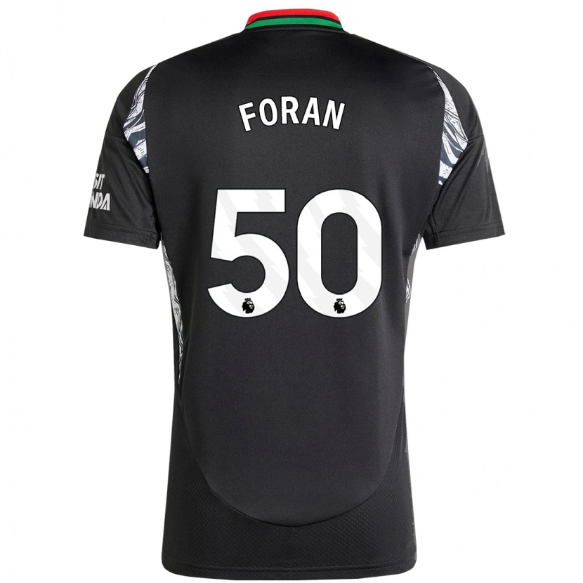 Danxen Barn Taylor Foran #50 Svart Bortatröja Matchtröjor 2024/25 Tröjor T-Tröja