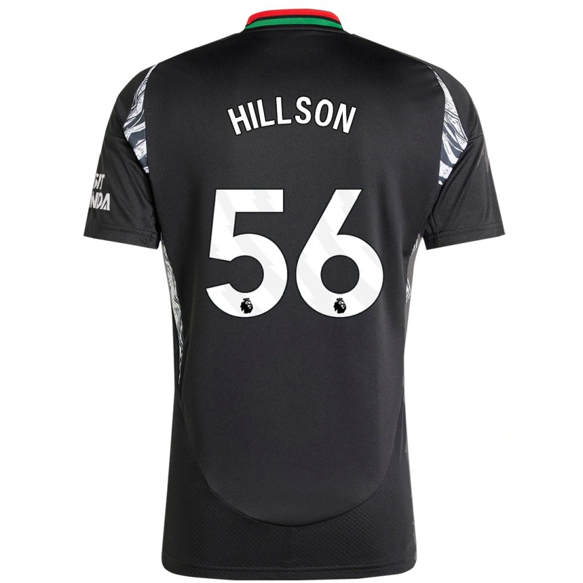Danxen Barn James Hillson #56 Svart Bortatröja Matchtröjor 2024/25 Tröjor T-Tröja