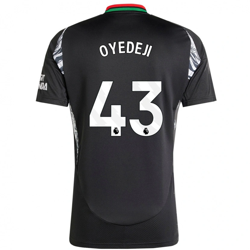 Danxen Barn Nathan Butler Oyedeji #43 Svart Bortatröja Matchtröjor 2024/25 Tröjor T-Tröja