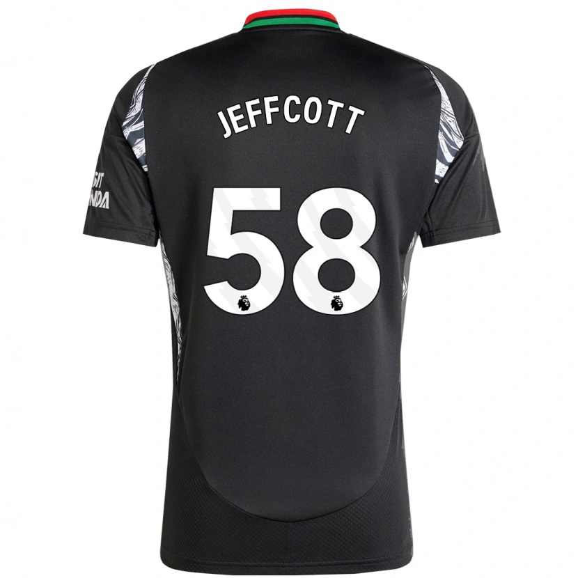 Danxen Barn Henry Jeffcott #58 Svart Bortatröja Matchtröjor 2024/25 Tröjor T-Tröja