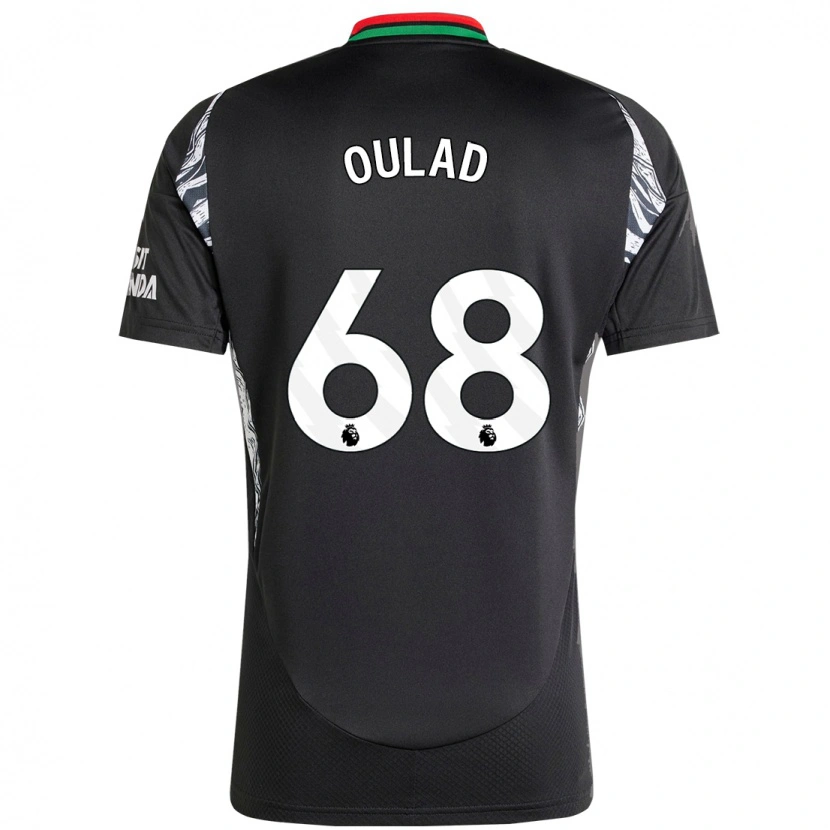 Danxen Barn Salah-Eddine Oulad M'hand #68 Svart Bortatröja Matchtröjor 2024/25 Tröjor T-Tröja
