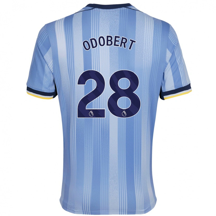 Danxen Barn Wilson Odobert #28 Ljusblå Bortatröja Matchtröjor 2024/25 Tröjor T-Tröja