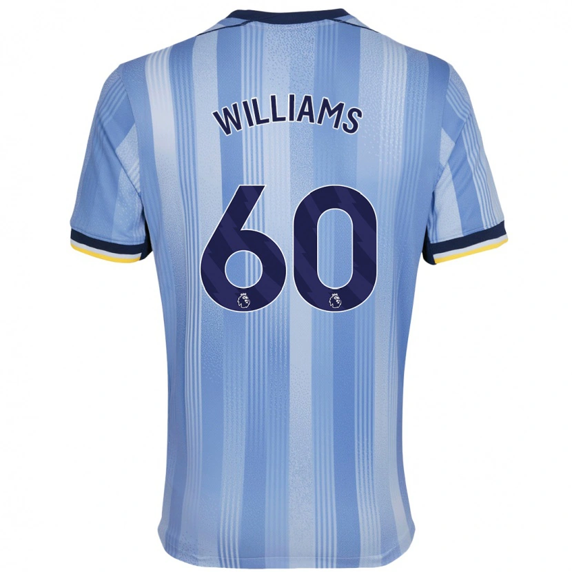 Danxen Barn Jaden Williams #60 Ljusblå Bortatröja Matchtröjor 2024/25 Tröjor T-Tröja