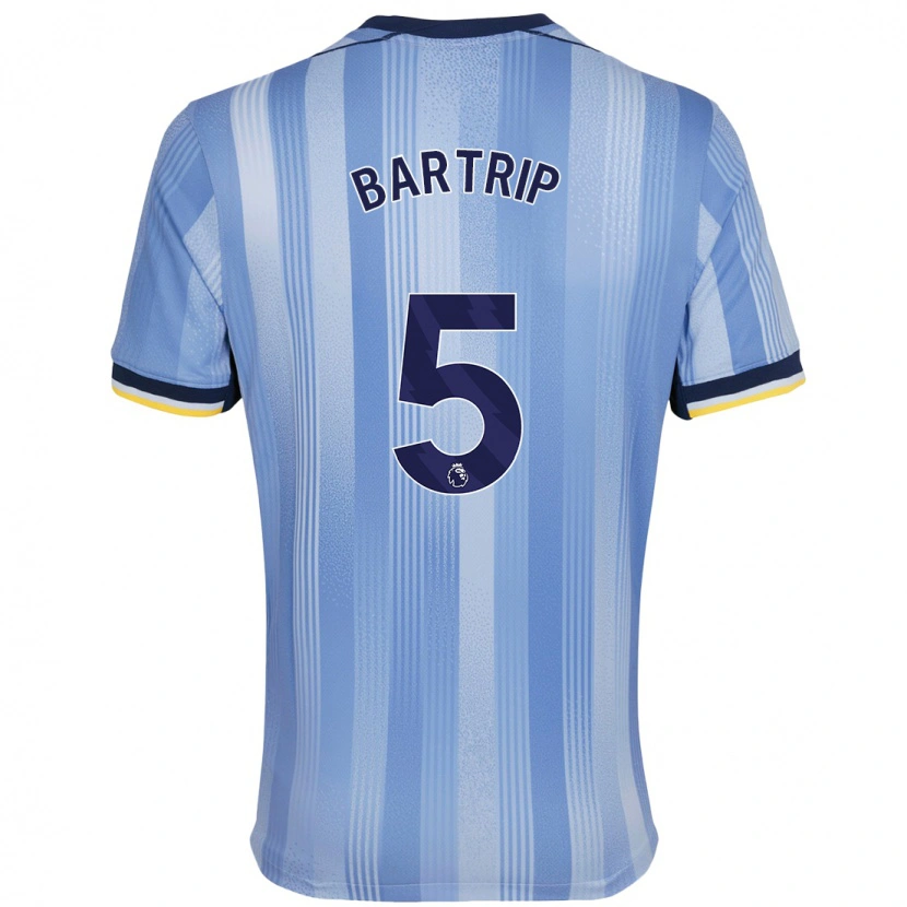 Danxen Barn Molly Bartrip #5 Ljusblå Bortatröja Matchtröjor 2024/25 Tröjor T-Tröja