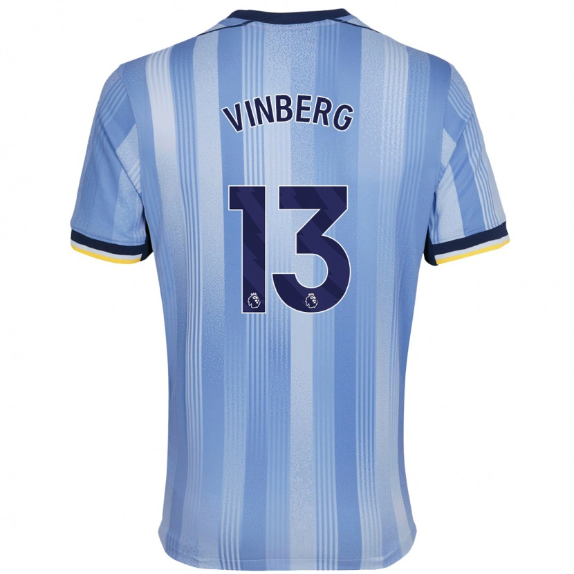 Danxen Barn Matilda Vinberg #13 Ljusblå Bortatröja Matchtröjor 2024/25 Tröjor T-Tröja