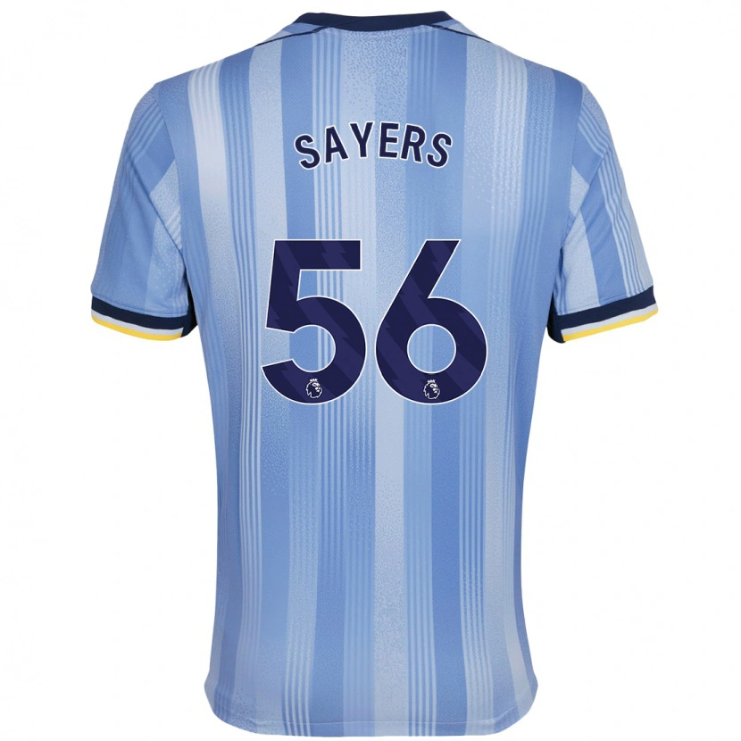 Danxen Barn Charlie Sayers #56 Ljusblå Bortatröja Matchtröjor 2024/25 Tröjor T-Tröja