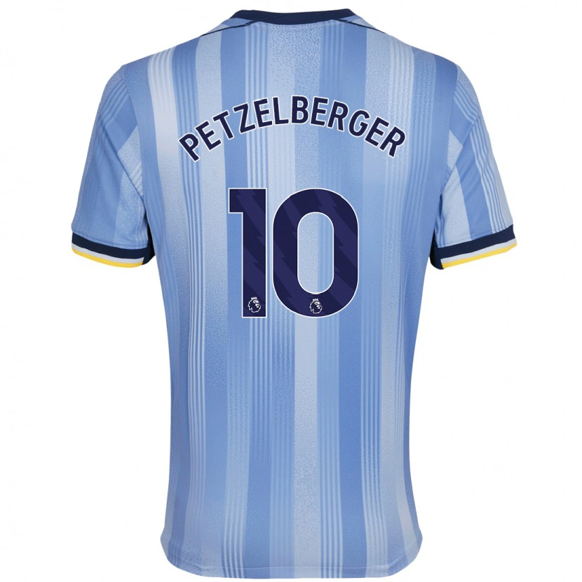 Danxen Barn Ramona Petzelberger #10 Ljusblå Bortatröja Matchtröjor 2024/25 Tröjor T-Tröja