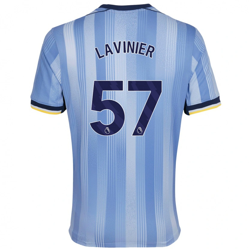 Danxen Barn Marcel Lavinier #57 Ljusblå Bortatröja Matchtröjor 2024/25 Tröjor T-Tröja