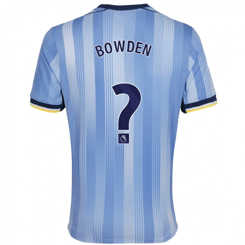 Danxen Barn Jamie Bowden #0 Ljusblå Bortatröja Matchtröjor 2024/25 Tröjor T-Tröja