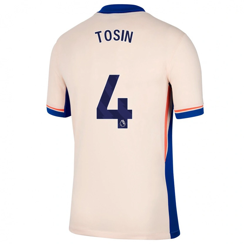 Danxen Barn Tosin Adarabioyo #4 Ljus Beige Bortatröja Matchtröjor 2024/25 Tröjor T-Tröja