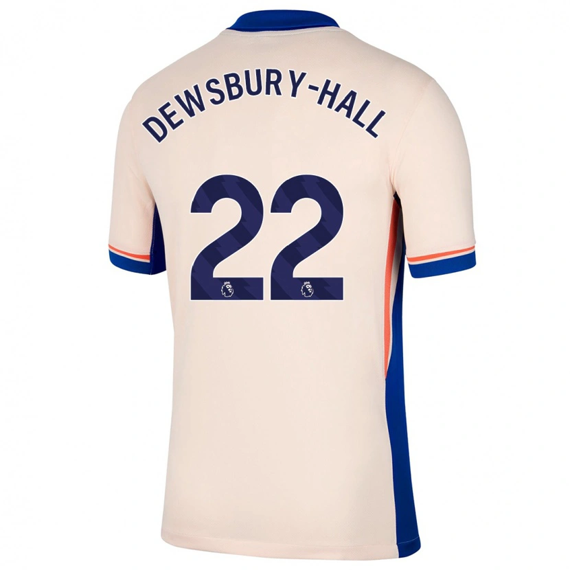 Danxen Barn Kiernan Dewsbury-Hall #22 Ljus Beige Bortatröja Matchtröjor 2024/25 Tröjor T-Tröja