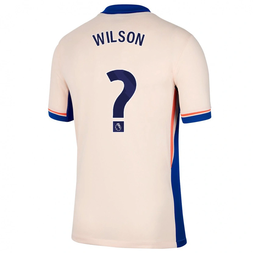 Danxen Barn Kaiden Wilson #0 Ljus Beige Bortatröja Matchtröjor 2024/25 Tröjor T-Tröja