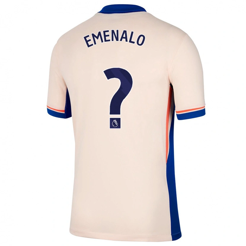 Danxen Barn Landon Emenalo #0 Ljus Beige Bortatröja Matchtröjor 2024/25 Tröjor T-Tröja