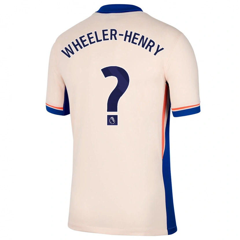 Danxen Barn Joseph Wheeler-Henry #0 Ljus Beige Bortatröja Matchtröjor 2024/25 Tröjor T-Tröja