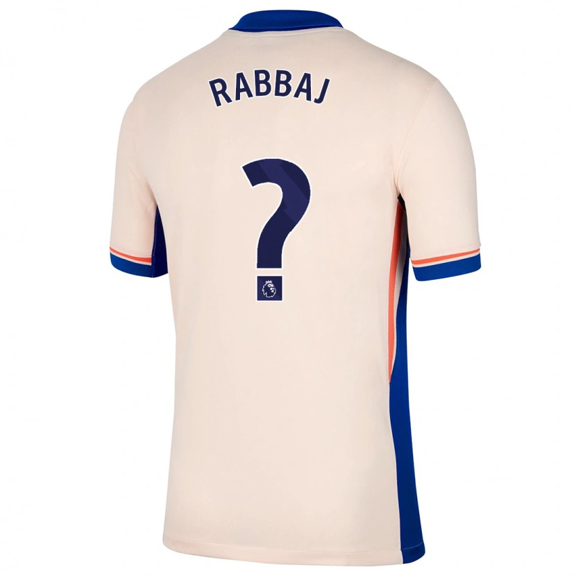 Danxen Barn Ibrahim Rabbaj #0 Ljus Beige Bortatröja Matchtröjor 2024/25 Tröjor T-Tröja