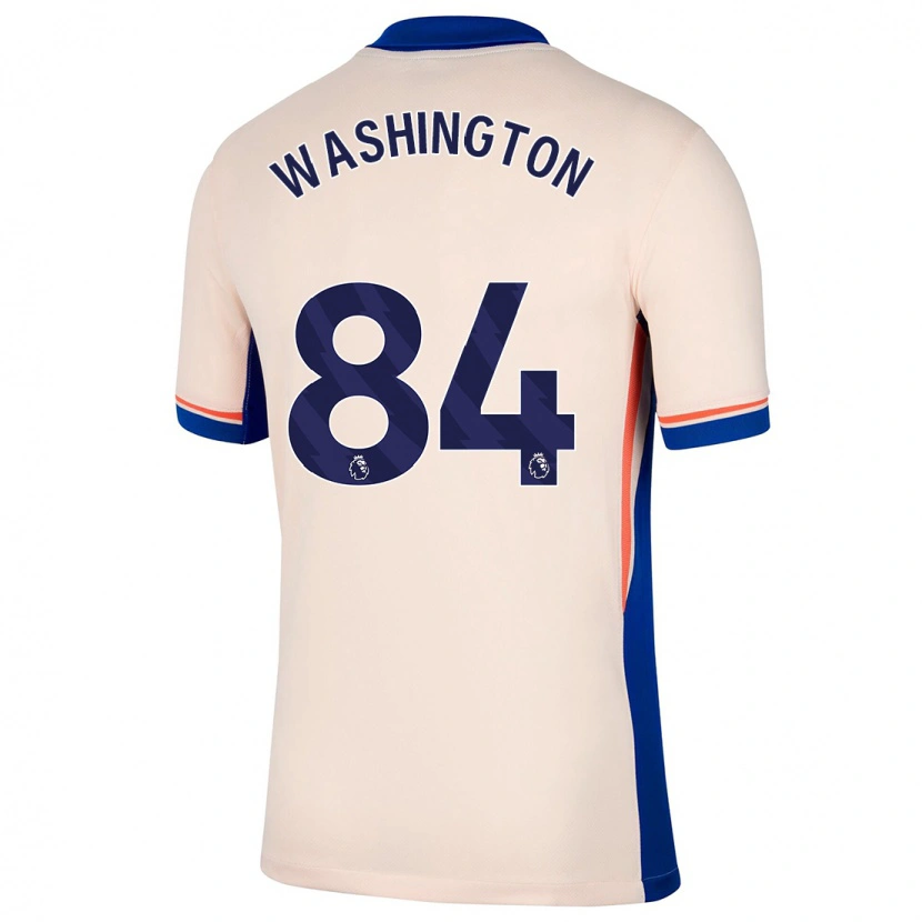 Danxen Barn Marcell Washington #84 Ljus Beige Bortatröja Matchtröjor 2024/25 Tröjor T-Tröja