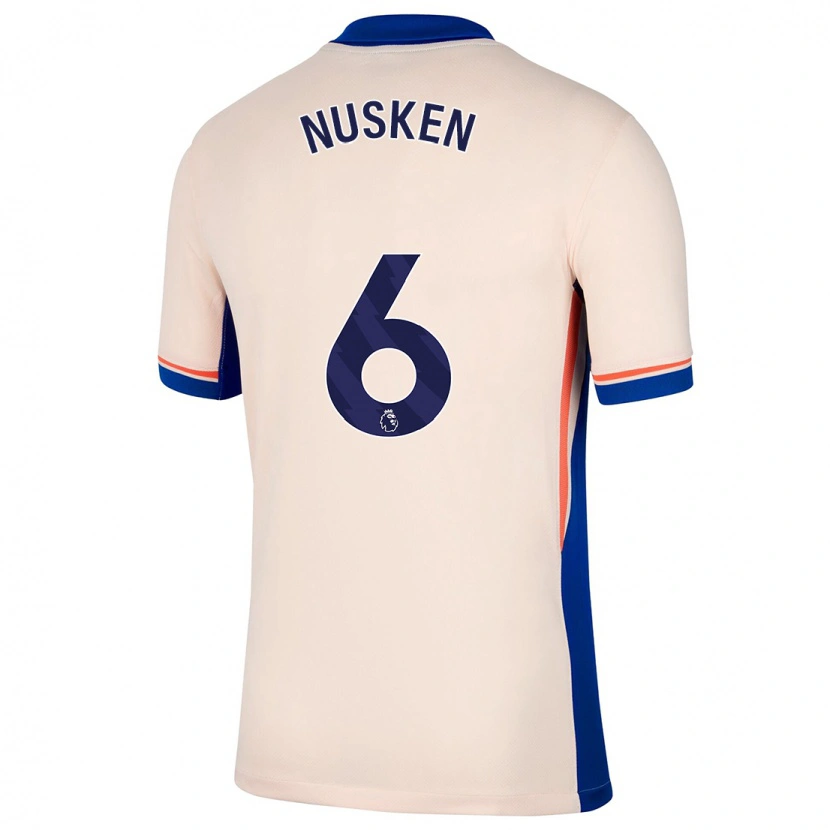 Danxen Barn Sjoeke Nüsken #6 Ljus Beige Bortatröja Matchtröjor 2024/25 Tröjor T-Tröja