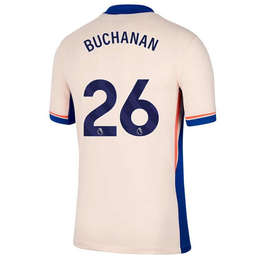 Danxen Barn Kadeisha Buchanan #26 Ljus Beige Bortatröja Matchtröjor 2024/25 Tröjor T-Tröja