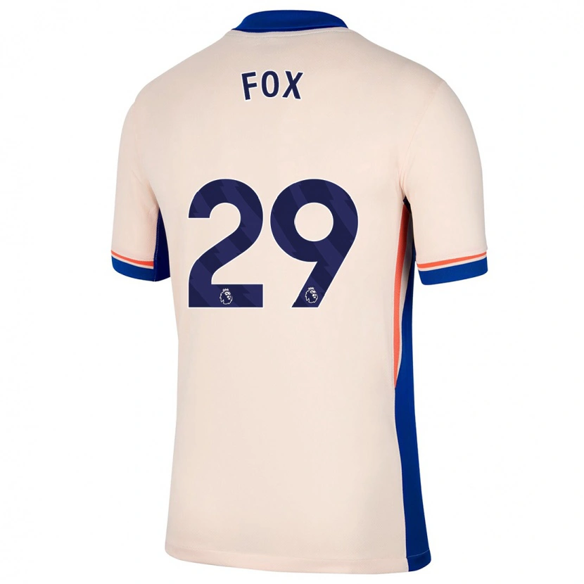 Danxen Barn Jorja Fox #29 Ljus Beige Bortatröja Matchtröjor 2024/25 Tröjor T-Tröja