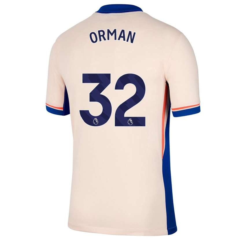 Danxen Barn Emily Orman #32 Ljus Beige Bortatröja Matchtröjor 2024/25 Tröjor T-Tröja
