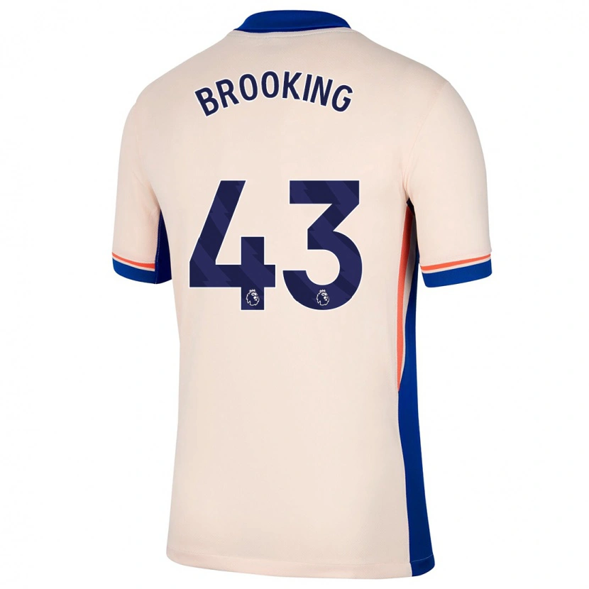 Danxen Barn Josh Brooking #43 Ljus Beige Bortatröja Matchtröjor 2024/25 Tröjor T-Tröja