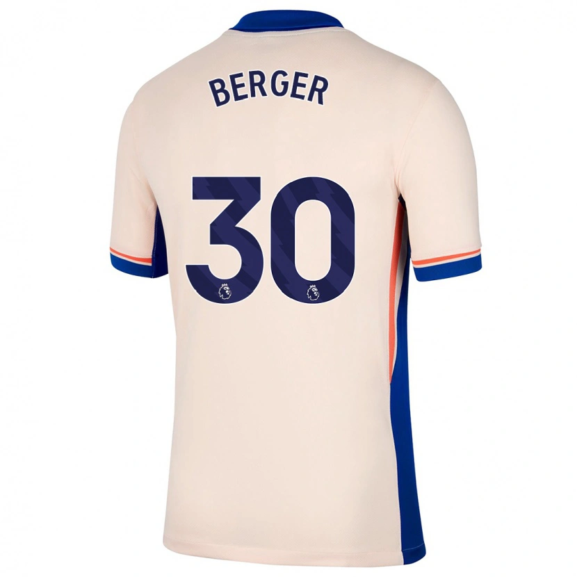Danxen Barn Ann-Katrin Berger #30 Ljus Beige Bortatröja Matchtröjor 2024/25 Tröjor T-Tröja