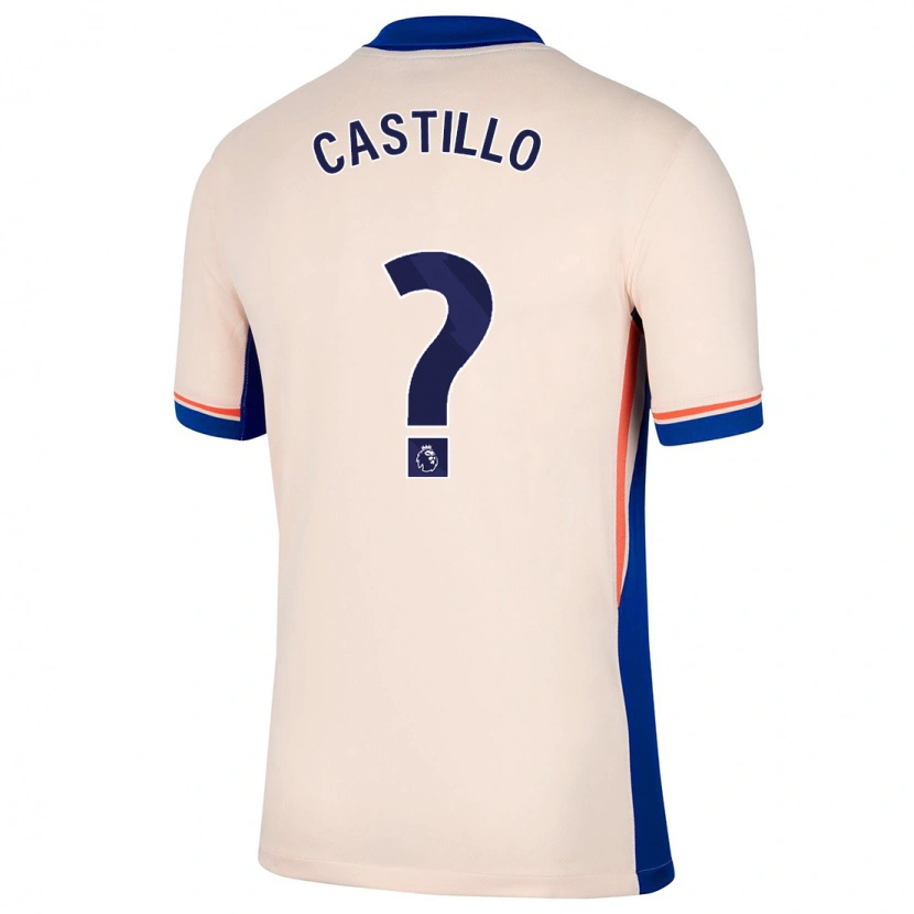 Danxen Barn Juan Castillo #0 Ljus Beige Bortatröja Matchtröjor 2024/25 Tröjor T-Tröja