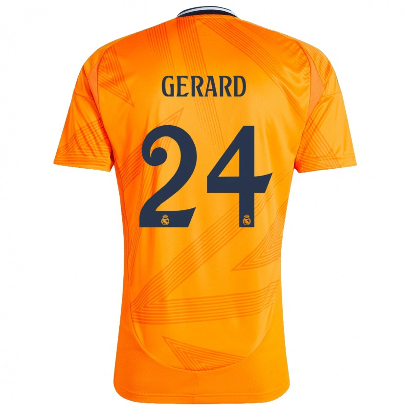 Danxen Barn Meline Gerard #24 Orange Bortatröja Matchtröjor 2024/25 Tröjor T-Tröja