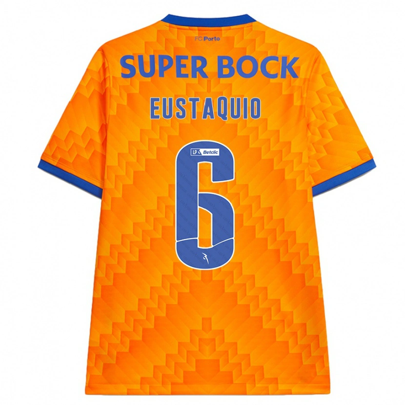 Danxen Barn Stephen Eustaquio #6 Orange Bortatröja Matchtröjor 2024/25 Tröjor T-Tröja