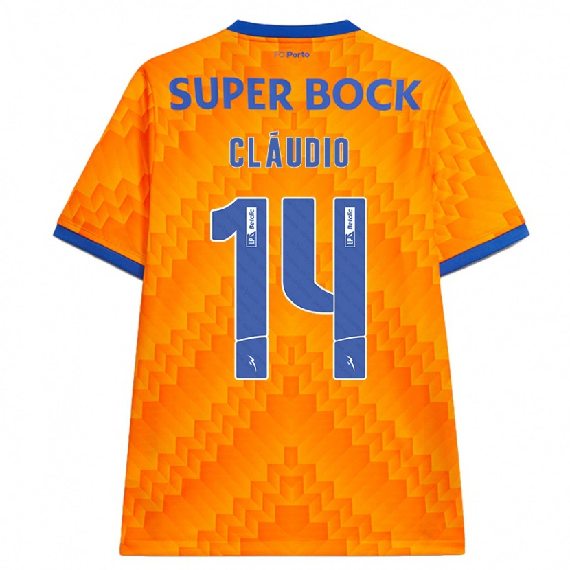 Danxen Barn Cláudio Ramos #14 Orange Bortatröja Matchtröjor 2024/25 Tröjor T-Tröja