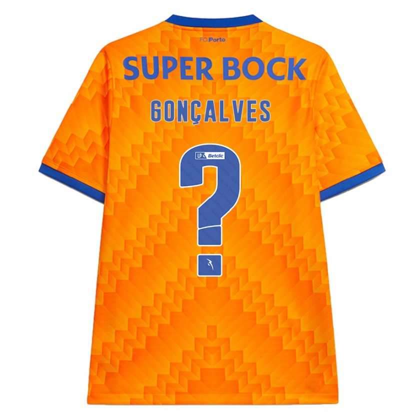 Danxen Barn Martim Gonçalves #0 Orange Bortatröja Matchtröjor 2024/25 Tröjor T-Tröja