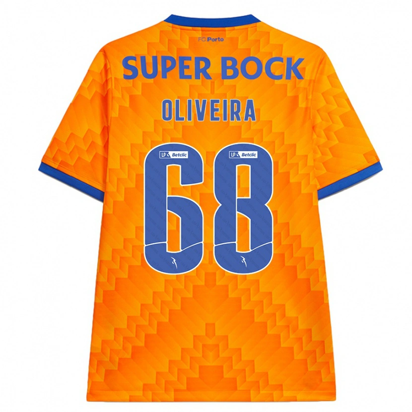 Danxen Barn André Oliveira #68 Orange Bortatröja Matchtröjor 2024/25 Tröjor T-Tröja