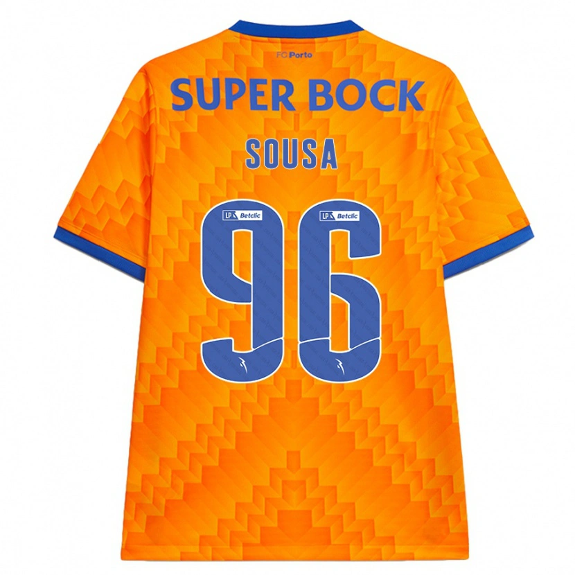 Danxen Barn Filipe Sousa #96 Orange Bortatröja Matchtröjor 2024/25 Tröjor T-Tröja