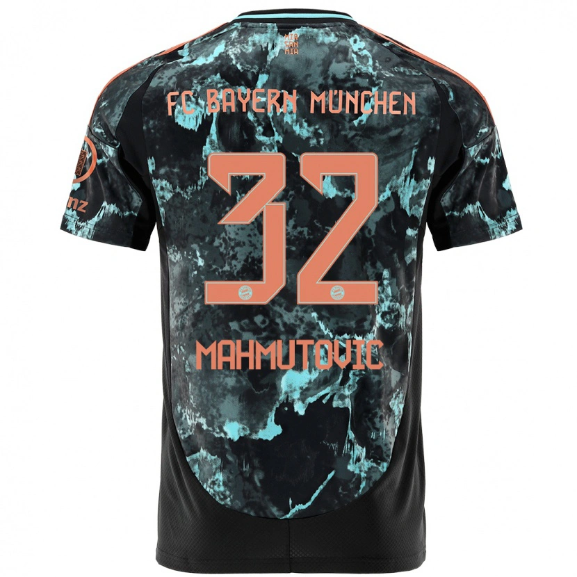 Danxen Barn Ena Mahmutovic #32 Svart Bortatröja Matchtröjor 2024/25 Tröjor T-Tröja