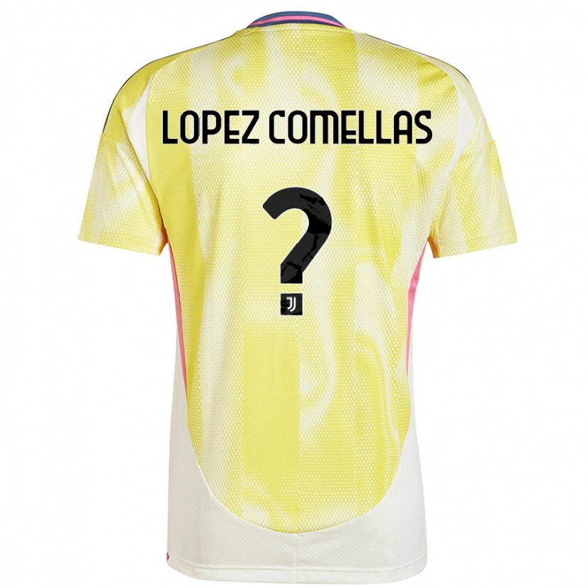 Danxen Barn Ivan Lopez Comellas #0 Solgul Bortatröja Matchtröjor 2024/25 Tröjor T-Tröja