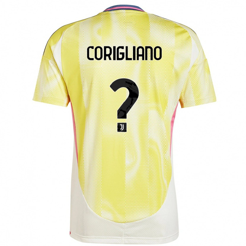 Danxen Barn Thomas Corigliano #0 Solgul Bortatröja Matchtröjor 2024/25 Tröjor T-Tröja