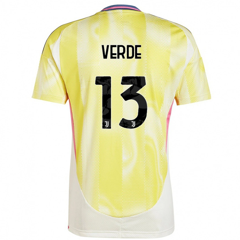Danxen Barn Francesco Verde #13 Solgul Bortatröja Matchtröjor 2024/25 Tröjor T-Tröja
