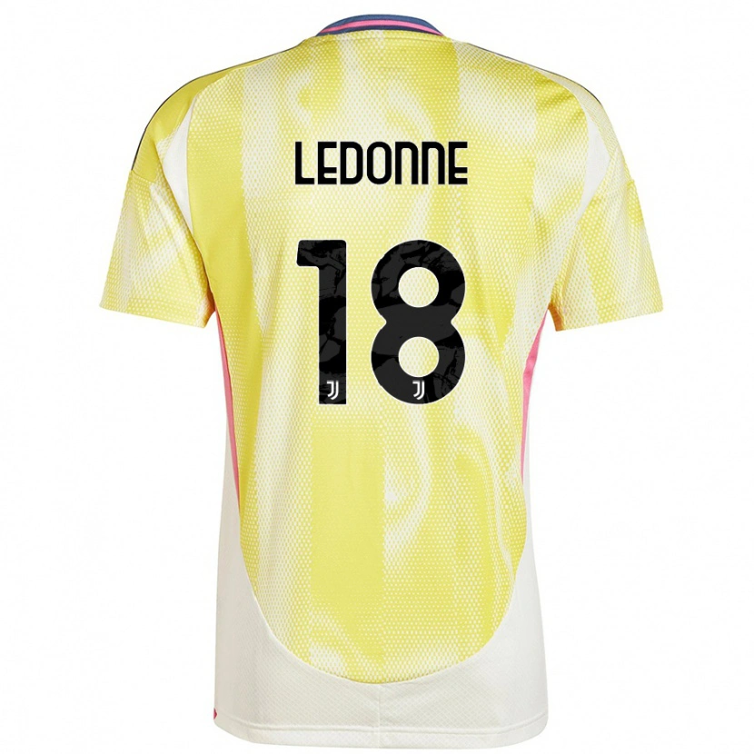 Danxen Barn Nicolò Ledonne #18 Solgul Bortatröja Matchtröjor 2024/25 Tröjor T-Tröja