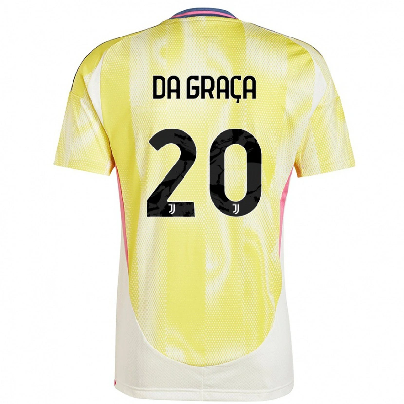 Danxen Barn Cosimo Da Graça #20 Solgul Bortatröja Matchtröjor 2024/25 Tröjor T-Tröja