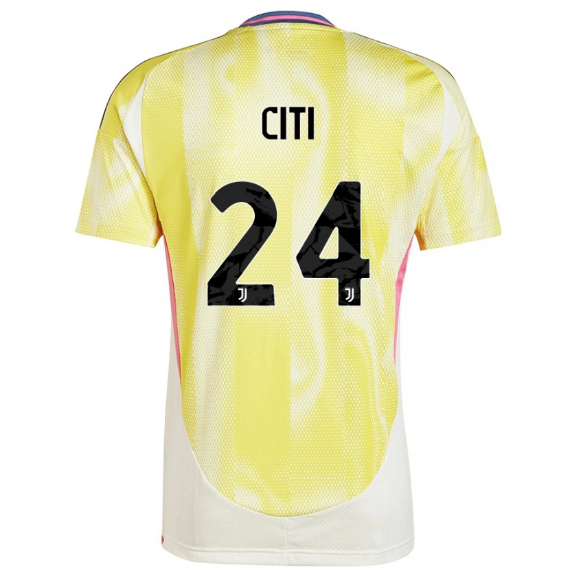Danxen Barn Alessandro Citi #24 Solgul Bortatröja Matchtröjor 2024/25 Tröjor T-Tröja