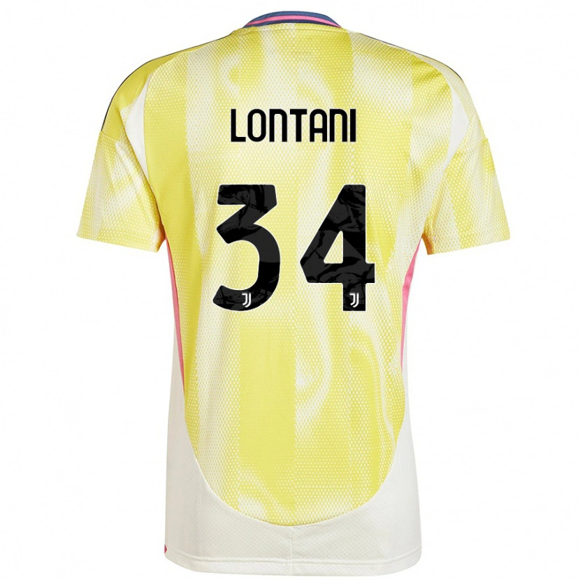 Danxen Barn Matteo Lontani #34 Solgul Bortatröja Matchtröjor 2024/25 Tröjor T-Tröja