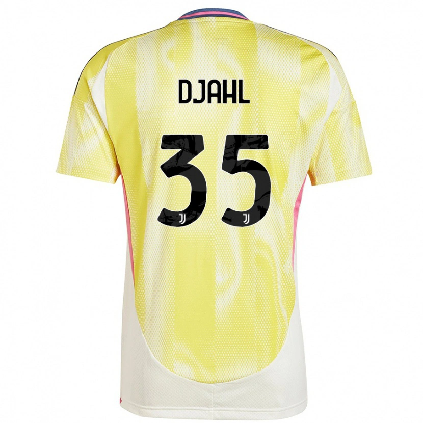 Danxen Barn Rayan Djahl #35 Solgul Bortatröja Matchtröjor 2024/25 Tröjor T-Tröja