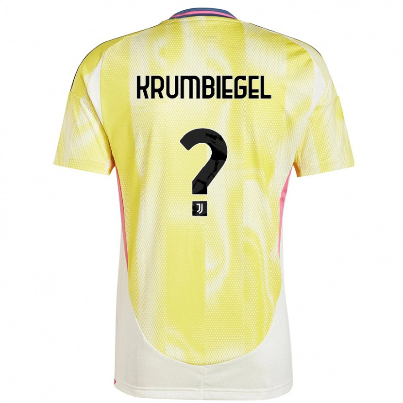 Danxen Barn Paulina Krumbiegel #0 Solgul Bortatröja Matchtröjor 2024/25 Tröjor T-Tröja