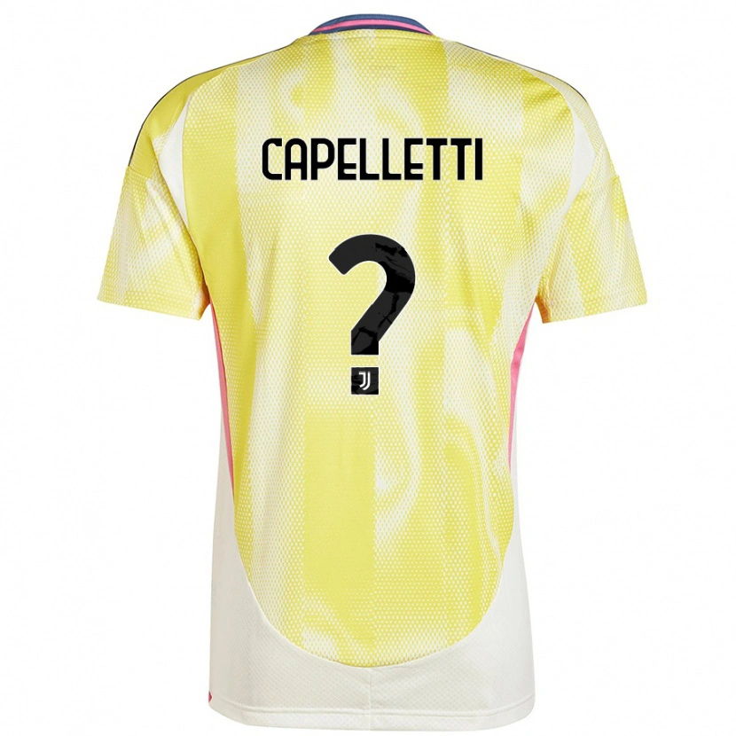 Danxen Barn Alessia Capelletti #0 Solgul Bortatröja Matchtröjor 2024/25 Tröjor T-Tröja