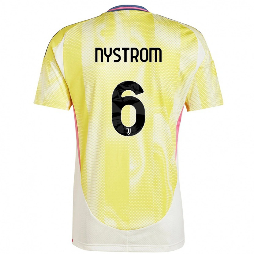 Danxen Barn Paulina Nyström #6 Solgul Bortatröja Matchtröjor 2024/25 Tröjor T-Tröja