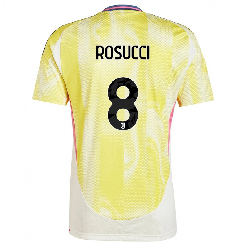 Danxen Barn Martina Rosucci #8 Solgul Bortatröja Matchtröjor 2024/25 Tröjor T-Tröja